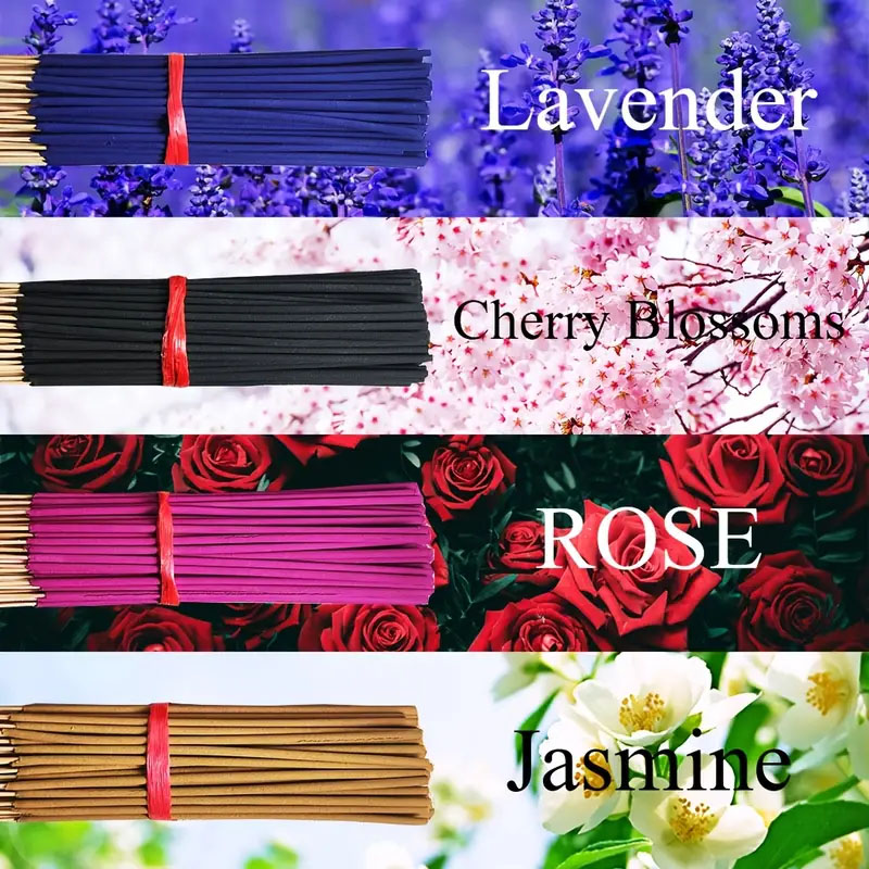 Home Fragrance Rose - 80/200 أعواد البخور الطبيعية - ديكور