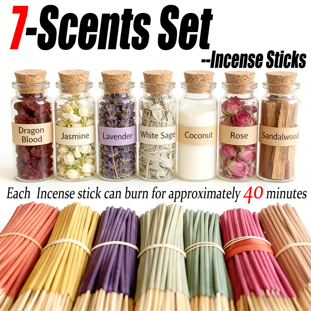 Home Fragrance White Jasmine - مجموعة أعواد بخور فاخرة من سلسلة