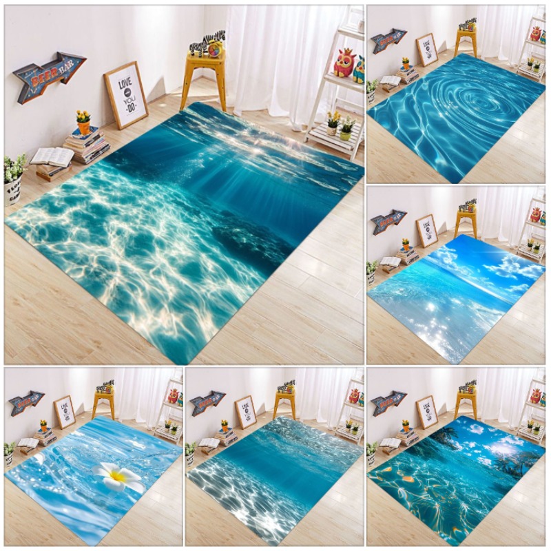 Home Fragrance Ocean Breeze - المحيط موجة المياه السجاد حصيرة البساط