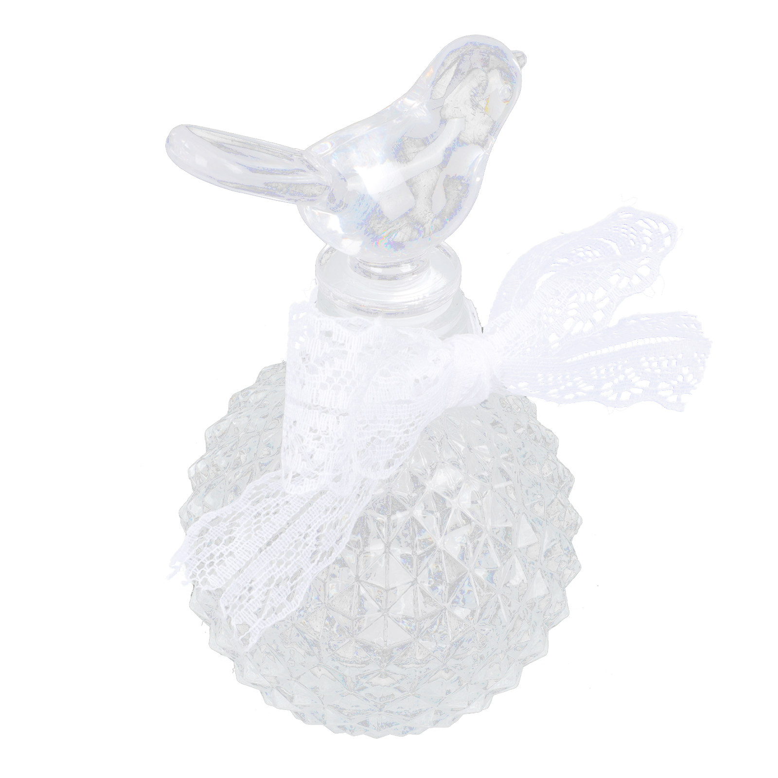 زجاجة عطر زجاجية شفافة منقوشة  - مراجعة Home Fragrance Perfume وسعره