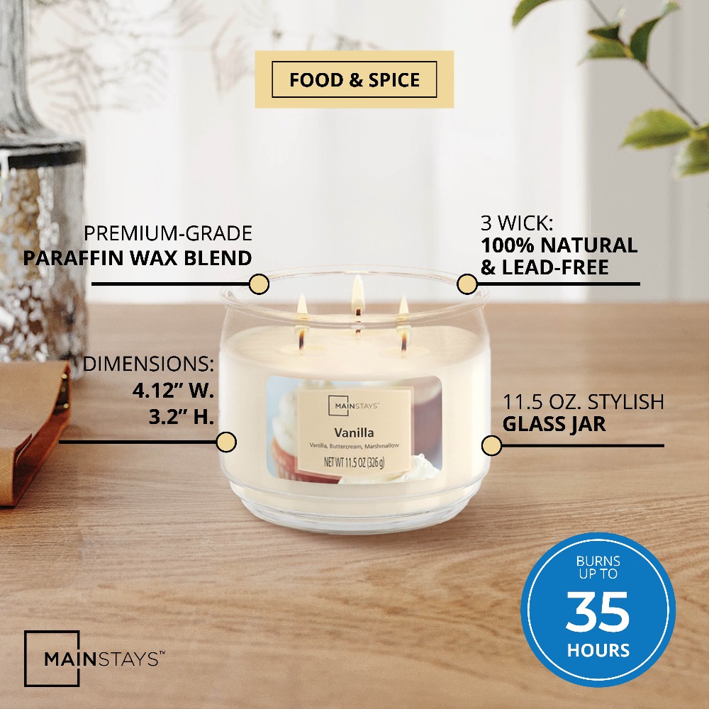 مجموعة شموع معطرة برائحة الفان - مراجعة Home Fragrance Vanilla Scented Candle وسعره