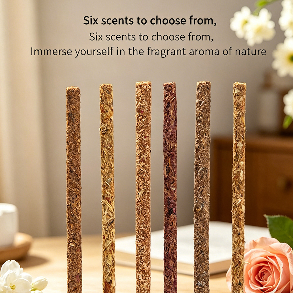أعواد بخور أرجنتينية ملفوفة يد - مراجعة Home Fragrance Rose وسعره