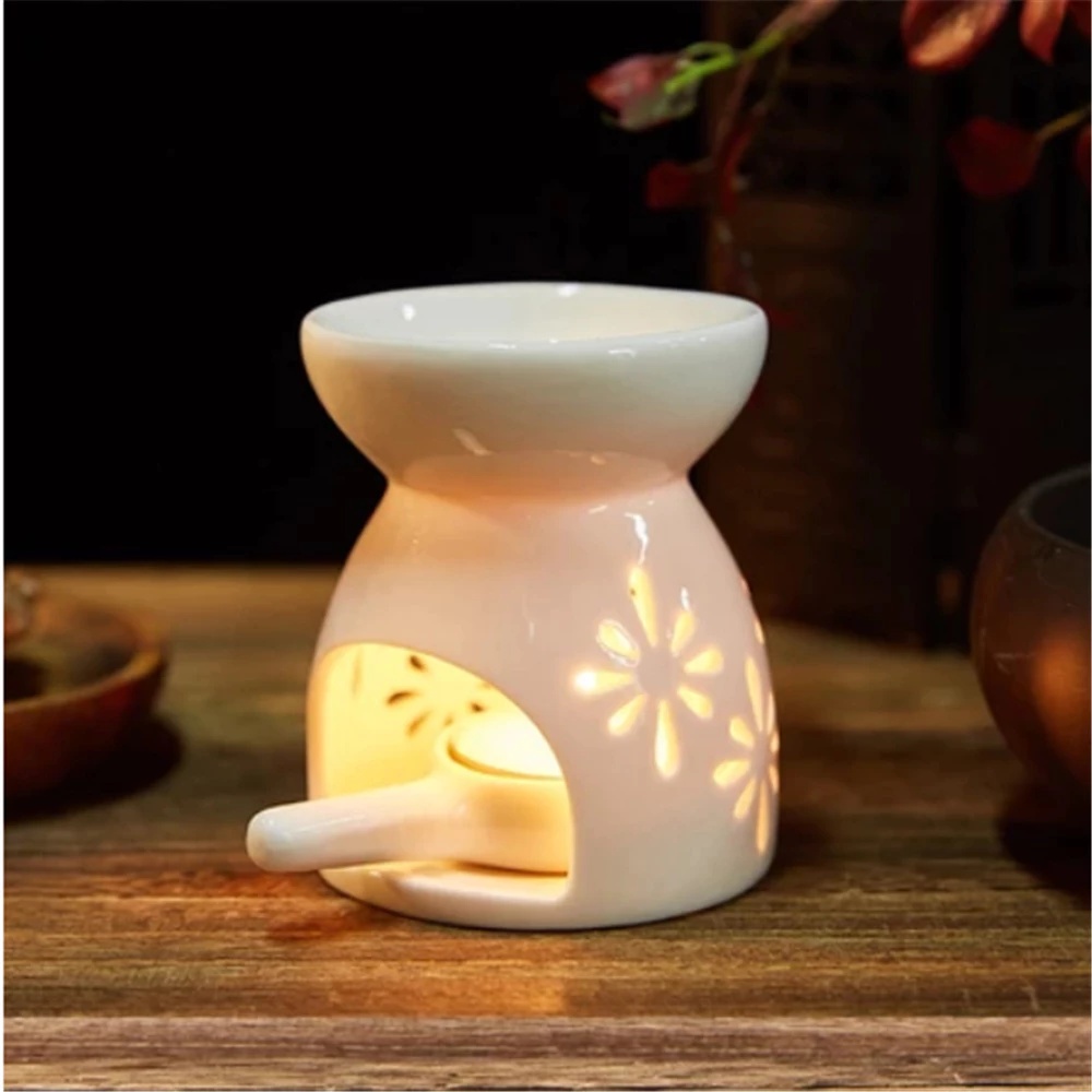 حامل شموع تي لايت، موقد زيوت ع - مراجعة Ceramic Oil Burner وسعره