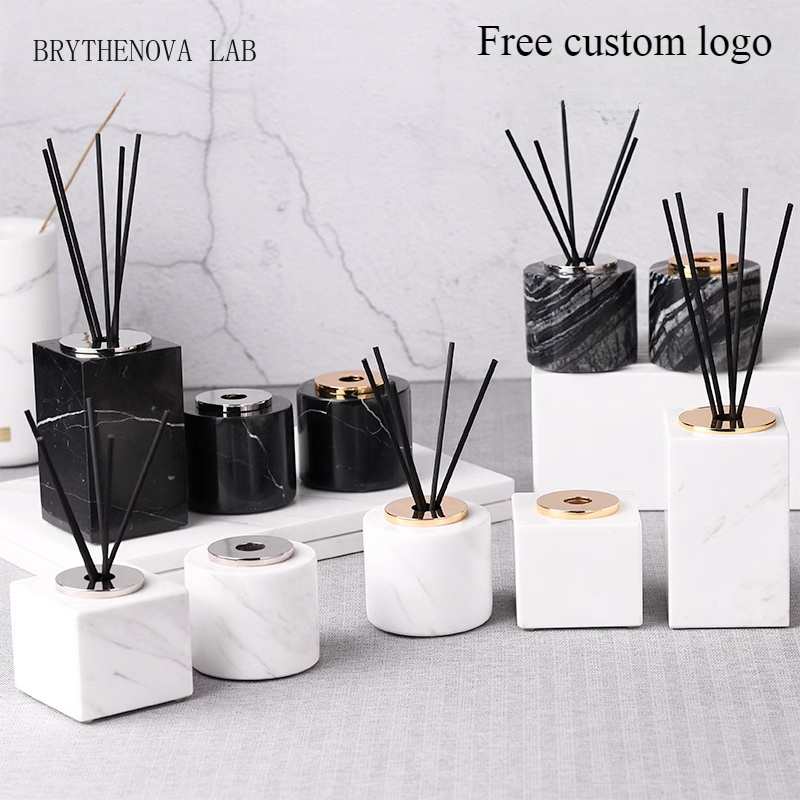 زجاجة عطرية رخامية بدون لهب، ز - مراجعة Home Fragrance Luxury وسعره