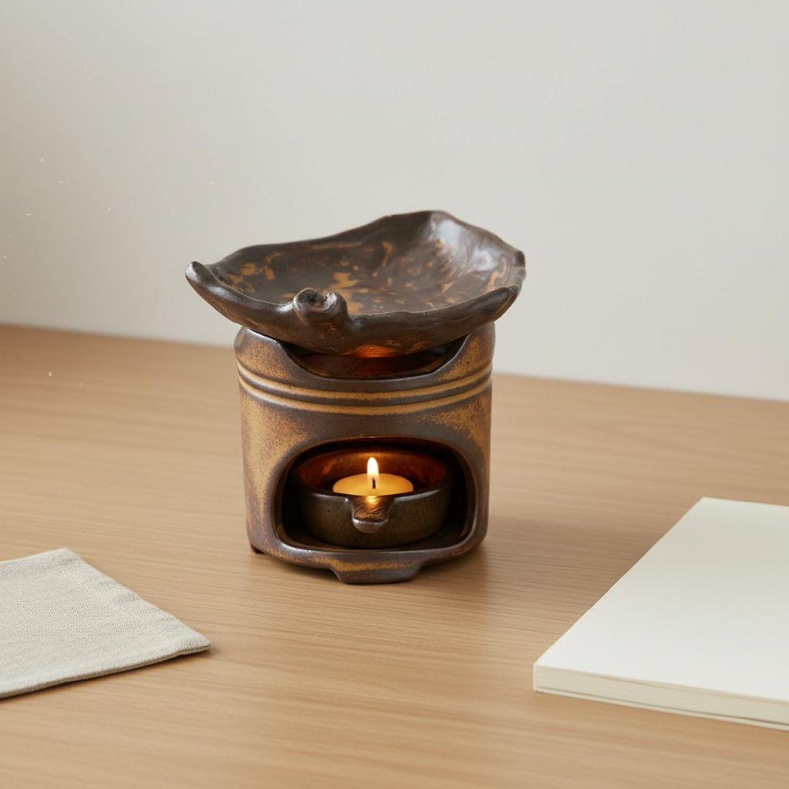 موقد شاي سيراميك بتصميم مستوحى - مراجعة Ceramic Oil Burner وسعره