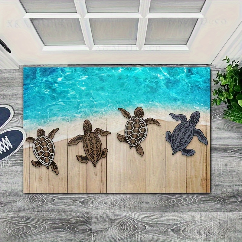 1 قطعة 2D شقة طباعة المحيط موج - مراجعة Home Fragrance Ocean Breeze وسعره