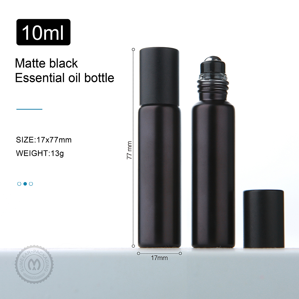 زيت أساسي أسود غير لامع ، لفاف - مراجعة Perfume Atomizer Travel وسعره