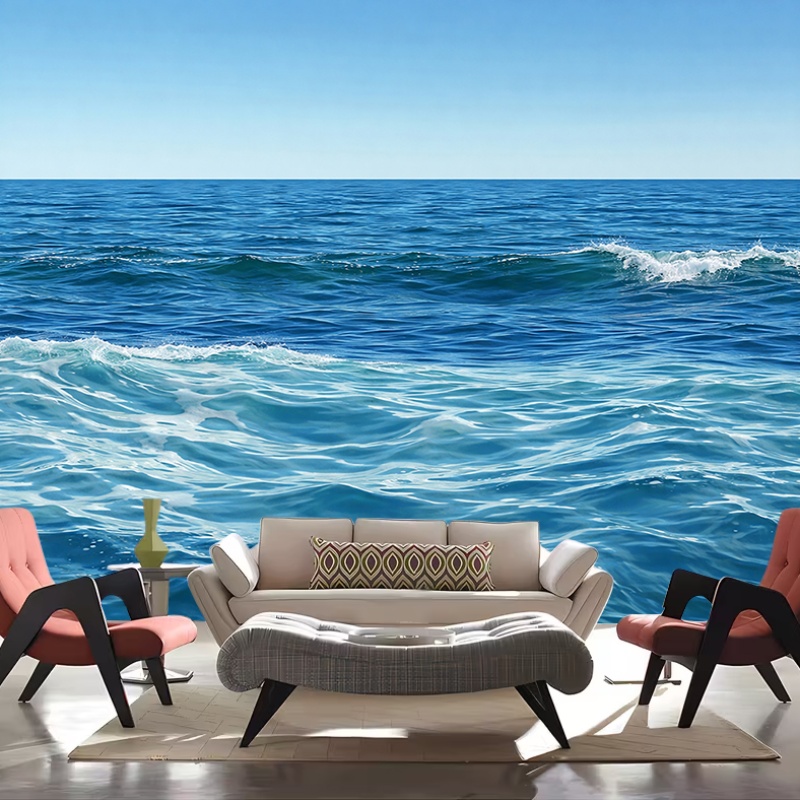 لوحة جدارية بتصميم أمواج المحي - مراجعة Home Fragrance Ocean Breeze وسعره