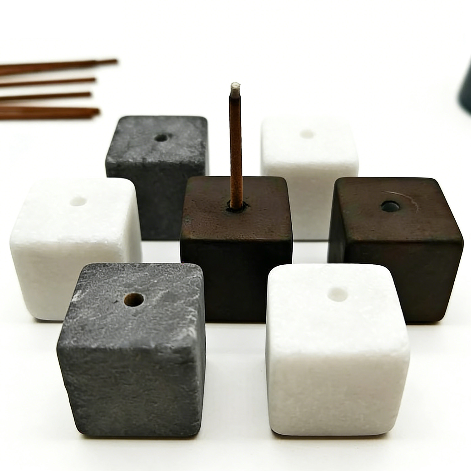 قطعتان من حامل أعواد البخور من - مراجعة Home Fragrance Incense Sticks وسعره