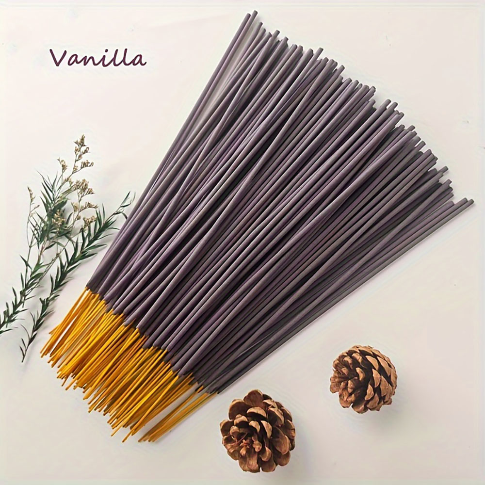 120 قطعة من أعواد البخور الطبي - مراجعة Home Fragrance Vanilla Scented Candle وسعره