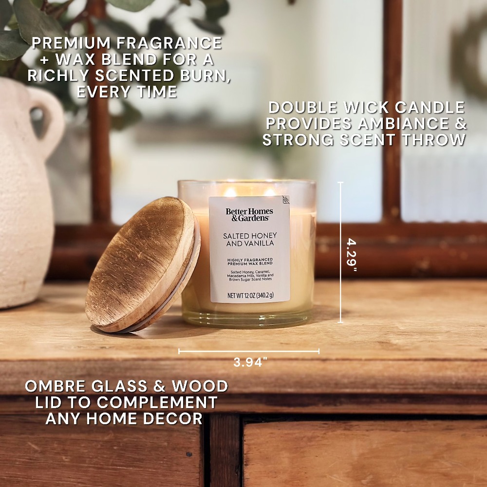 شمعة معطرة متدرجة الألوان في و - مراجعة Home Fragrance Vanilla Scented Candle وسعره