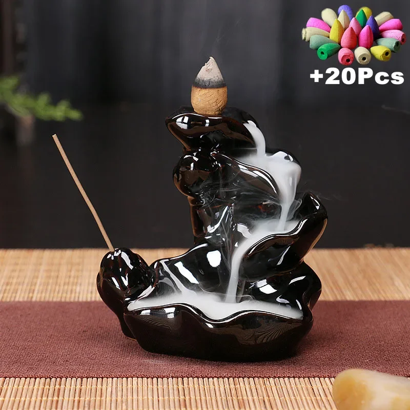 شحن 20 قطعة مخاريط البخور الإب - مراجعة Home Fragrance Incense Sticks وسعره