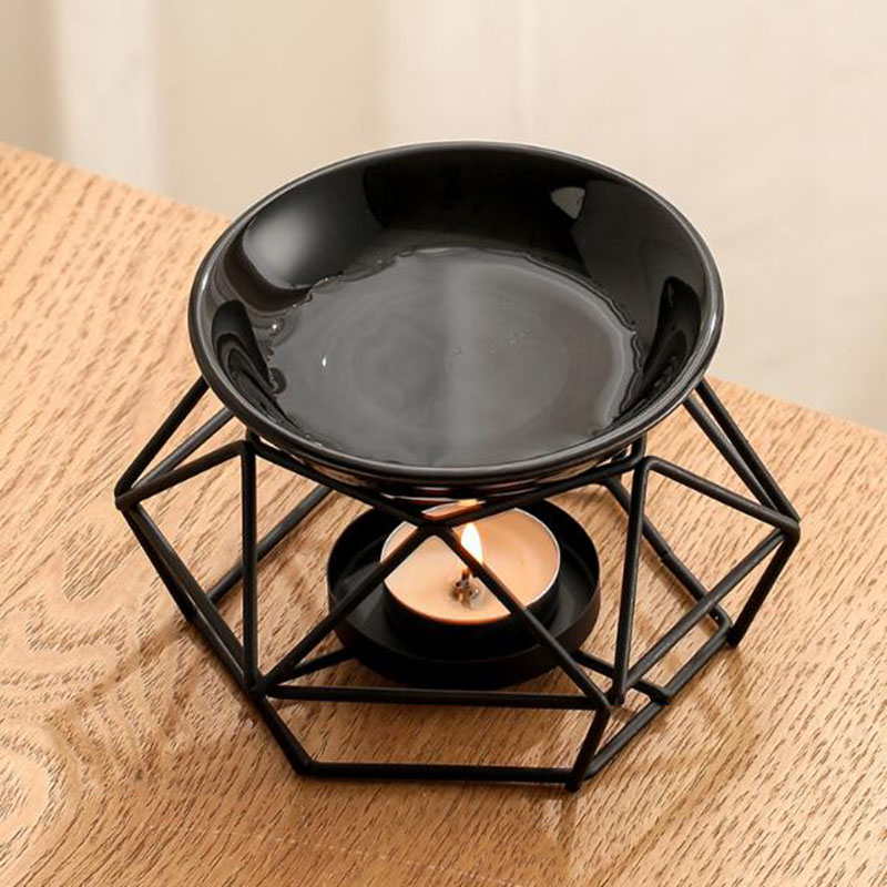 وعاء سيراميك رف حديد أسود اللو - مراجعة Ceramic Oil Burner وسعره