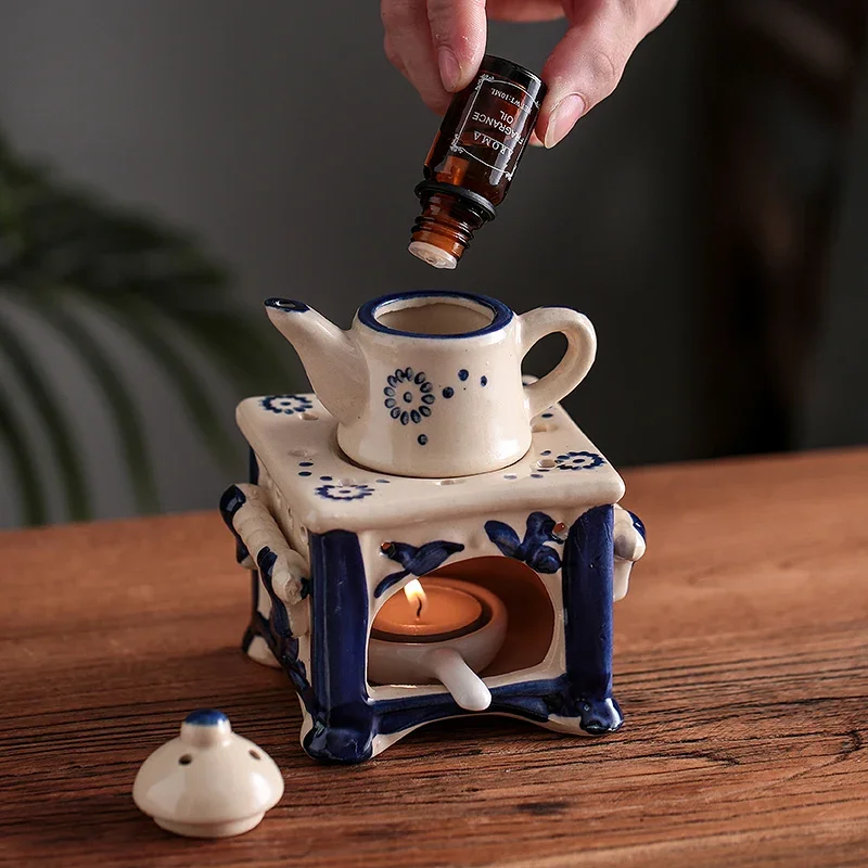 طقم 3 في 1 بتصميم عتيق: موزع أ - مراجعة Ceramic Oil Burner وسعره