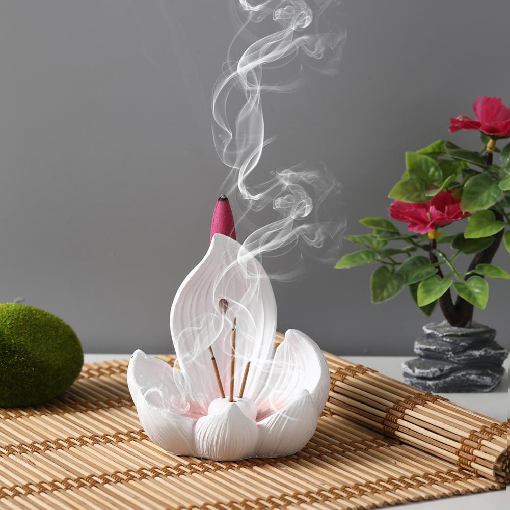 حامل أعواد البخور على شكل زهرة - مراجعة Home Fragrance Incense Sticks وسعره