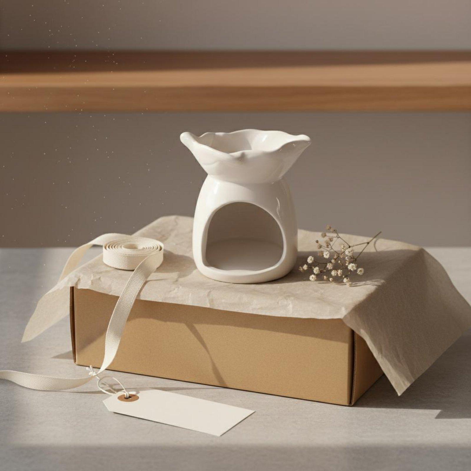 حامل شموع سيراميك معطر، موقد ل - مراجعة Ceramic Oil Burner وسعره