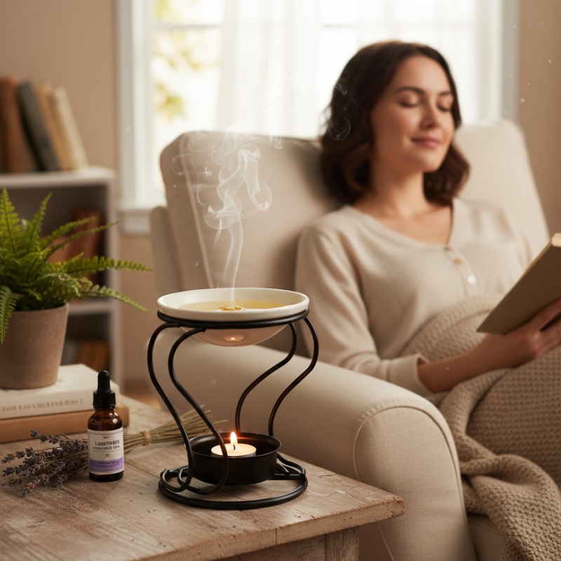 المعادن Tealight السيراميك Tea - مراجعة Ceramic Oil Burner وسعره