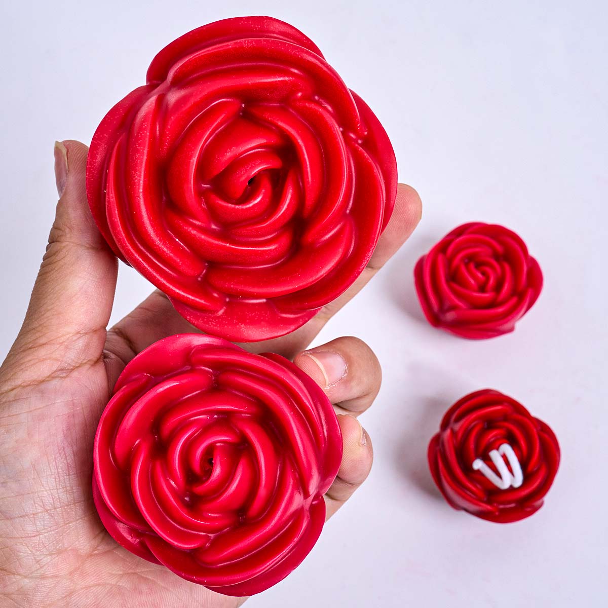 ثلاثية الأبعاد شكل زهرة سيليكو - مراجعة Home Fragrance Rose وسعره
