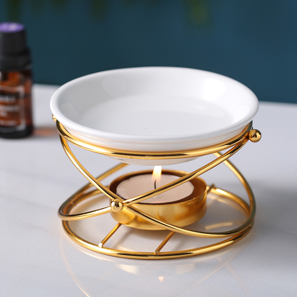 موقد زيت معدني مع حامل شمع سير - مراجعة Ceramic Oil Burner وسعره