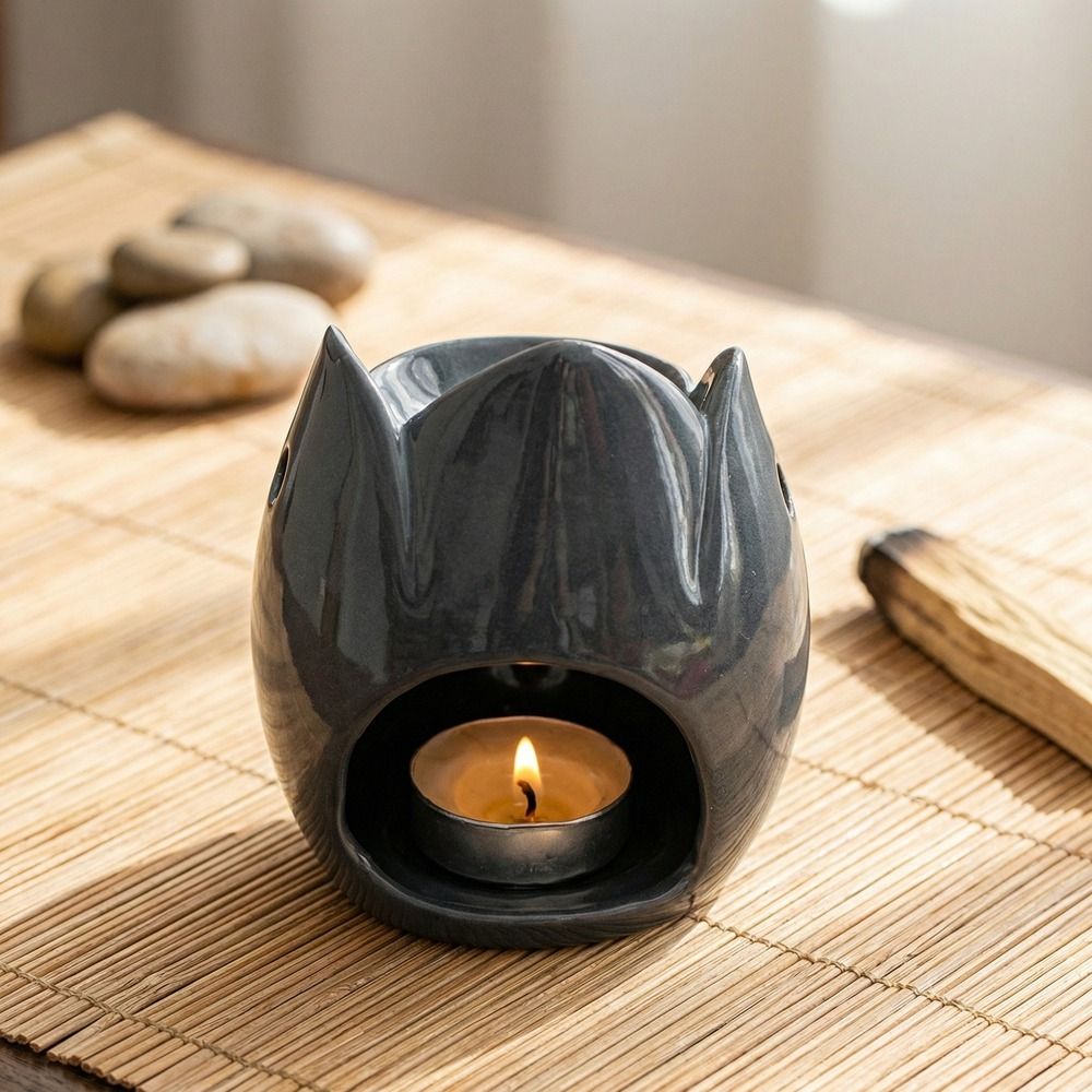 مبخرة سيراميك بتصميم حيوان كرت - مراجعة Ceramic Oil Burner وسعره
