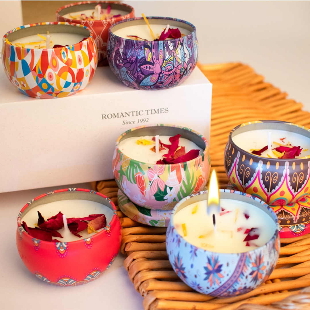 شموع على شكل وردة، أجواء رومان - مراجعة Home Fragrance Rose وسعره