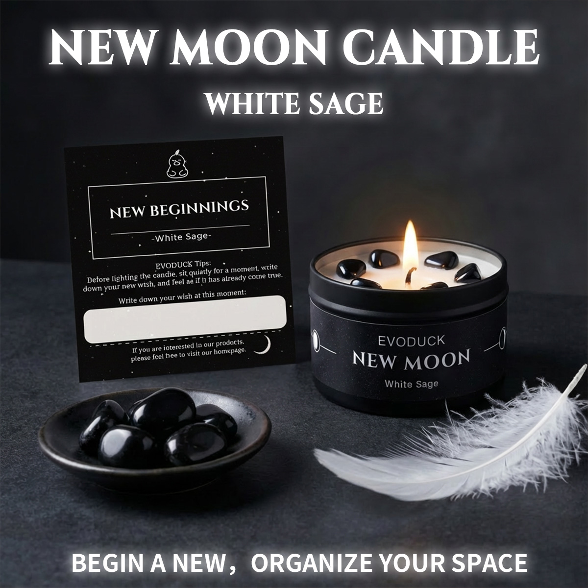 مجموعة شموع معطرة كريستالية بت - مراجعة Home Fragrance White Jasmine وسعره